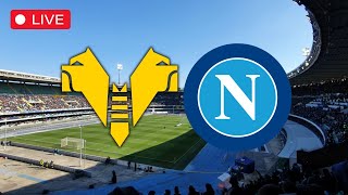 Verona Napoli 13 🔴 Partita Serie A in diretta con i tifosi napoletani al Bentegodi [upl. by Atnauqahs]