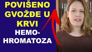 Povišeno gvožđe u krvi  HEMOHROMATOZAdr Bojana Mandić [upl. by Einwahr298]