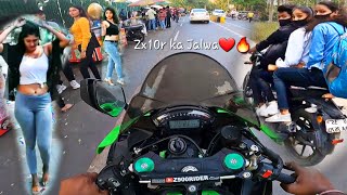 Paisa💸Wasool Zx10r Public Reactions💕🫶Must watchZ900 Rider [upl. by Gnivri]