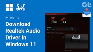 How To Download and Install Realtek Audio Drivers In Windows 11  Audio Driver Install Tutorial [upl. by Aedni]