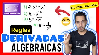 ✅DERIVADAS por FÓRMULAS  SÉ TODO UN MASTER💯 CÁLCULO DIFERENCIAL [upl. by Elephus]