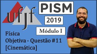 UFJF  PISM I  2019  Física  Objetiva  Questão 11  Cinemática [upl. by Gewirtz710]