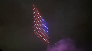 Drone Light Show Happy 4th of July [upl. by Concoff566]