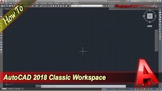 Autocad 2018 How To Change Classic Workspace [upl. by Cecilio]