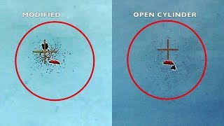 skeet shooting station 7 shot patterns for open modified and full chokes [upl. by Nigrom]