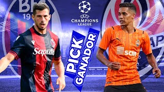 BOLOGNA VS SHAKTAR PRONÓSTICO ⚽️🏆  UEFA CHAMPIONS LEAGUE  JORNADA 1  APUESTAS DEPORTIVAS [upl. by Timrek]