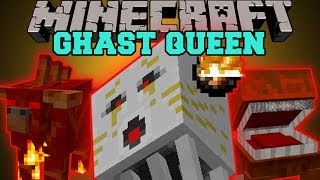 Minecraft GHAST QUEEN A NEW DEADLY NETHER DIMENSION Nether X Mod Showcase [upl. by Eelyab]