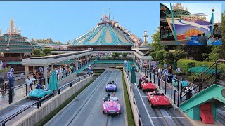 Autopia Disneyland Paris 2023 4K Full Ride Experience [upl. by Aydan518]