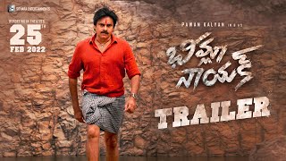 Bheemla Nayak Official Trailer  Pawan Kalyan Rana Daggubati  Trivikram  SaagarKChandra  ThamanS [upl. by Arze]