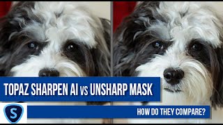 Topaz Sharpen AI vs Unsharp Mask  Quick Review [upl. by Idnir901]