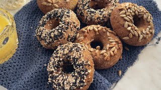 Millet Bagels GlutenFree  EggFree YeastFree Recipe [upl. by Arimaj784]