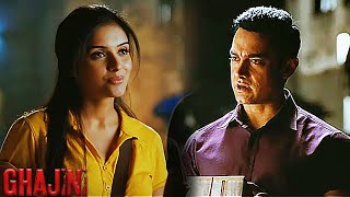 Sanjay Singhania Ke Liye Apna Ambassador Car Bech Diya  Aamir Khan  Asin  Ghajini Part 8 [upl. by Enella]