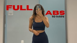 10 min full abs  Océane Andréa no music just beeps [upl. by Ariajaj317]