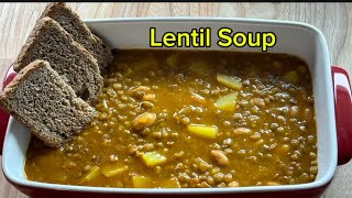 Easy lentil recipe for a vegetarian and vegan diet‼️lentilrecipe vegetarianrecipe lentilsoup fyp [upl. by Anikehs]