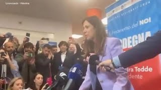 Todde Io prima presidente donna in Sardegna sono felice e orgogliosa [upl. by Swiercz]