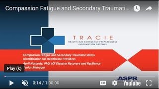 Compassion Fatigue and Secondary Traumatic Stress Identification for Healthcare Providers [upl. by Euqinay60]