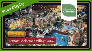 Lemax Christmas Village 2022 Store Display  Osdorp [upl. by Suiramaj208]