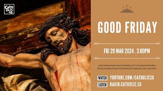 Good Friday 2024 – Catholic Service Today Live Online [upl. by Moneta]