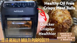 Nutricook Air fryer Oven 12L by Nutribullet Review and Testing Update after 2 month airfryeroven [upl. by Herod]