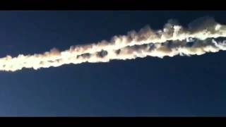 Meteor explosion over Russia  February 15 2013 [upl. by Liahus]