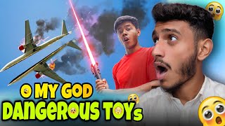 I Tested Banned Kid Toys By AyushBhandari  Reaction Video  Jutt Aarbi [upl. by Ylas]