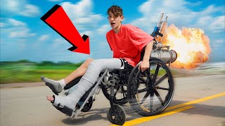 I Surprised My Brother With A Custom Wheelchair [upl. by Gies]