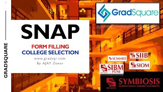 SNAP Form Filling  How to Choose Colleges in SNAP Form  Symbiosis Colleges [upl. by Shiroma]