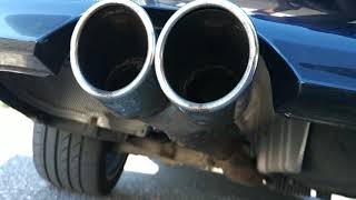 BMW 550i E60 muffler delete exhaust sound amp revs [upl. by Oiragelo]