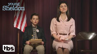 Sheldon’s Election Speech Clip  Young Sheldon  TBS [upl. by Hanleigh]