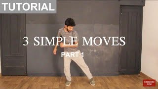 How to Dance  Basic Dance Steps for beginners  3 Simple Moves  Part 1 [upl. by Harac]