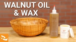 Applying a FoodSafe Wood Finish with Mahoneys Walnut Oil amp Wax [upl. by Dowlen539]