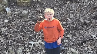 Geode Hunting in Nebraska geode rockhounding creek [upl. by Ardis737]