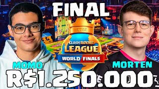 VALENDO R1250000 MOHAMED LIGHT VS MORTEN NA FINAL MUNDIAL DE CLASH ROYALE 2022 [upl. by Klemperer]