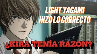 LIGHT YAGAMI KIRA TENÍA RAZÓN deathnote anime kira ldeathnote lightyagami manga critica [upl. by Nahej]