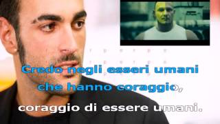 Marco Mengoni  Esseri umani karaoke [upl. by Jp564]