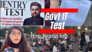 Itna rush toba  Govt IT test Hyderabad  Niaz stadium [upl. by Emmalee]