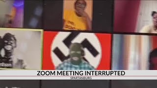 Zoom meeting for African American students hacked with racist images slurs [upl. by Ayerhs9]