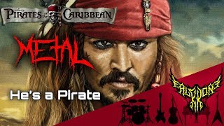 Pirates of the Caribbean  Hes a Pirate 【Intense Symphonic Metal Cover】 [upl. by Alegnatal]