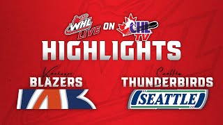 Kamloops Blazers at Seattle Thunderbirds 1011  WHL Highlights 202425 [upl. by Imiaj778]