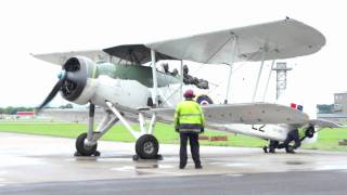 Fairey Swordfish LS326L2 Start Up amp Take Off [upl. by Erasme421]