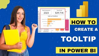 How To Create a Tooltip In Power BI 2024  DataMinds Academy [upl. by Eolc]