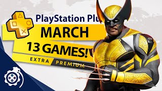 PlayStation Plus Extra  March 2024 PS [upl. by Yrahcaz]