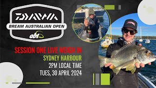 2024 Daiwa BREAM Australian Open  Day 1 LIVE Weigh In [upl. by Anav]