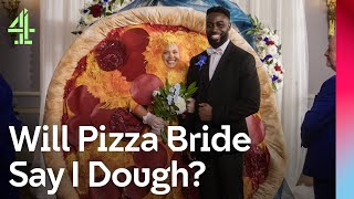 Woman Gets Married Dressed As Pizza  Channel 4 [upl. by Otrebmal]