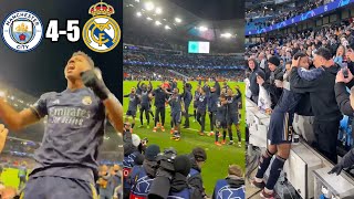 Real Madrid Players Crazy Celebrations After Winning Penalty Shootout Against Manchester City [upl. by Atikal]