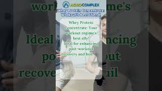 Whey Protein Concentrate Workouts Best Friend  AGROCOMPLEX Poland [upl. by Taddeusz]