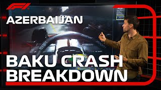 Sainz amp Perez Clash In Baku  Jolyon Palmers Breakdown [upl. by Kira632]