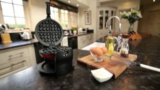 Cooks Professional Rotary Waffle Maker [upl. by Esorylime520]