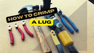 How to crimp a lug 3 methods tested [upl. by Yojal507]