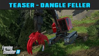 New Mod Teaser  Dangle Felling Head  Farming Simulator 2022  FDR Logging [upl. by Morry]